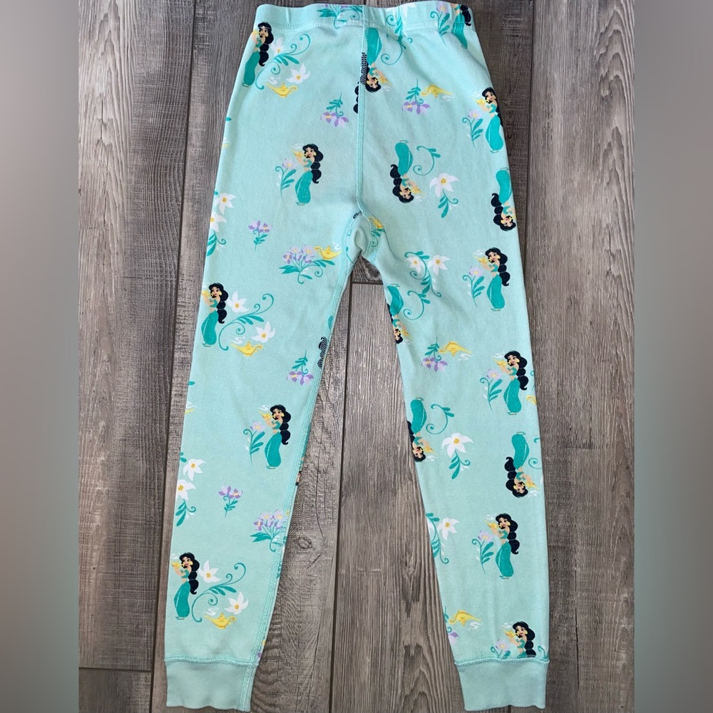 Hannah Andersson Organic Disney Princess Jasmine 2pc Pajamas Set Girl’s Size 6 7 - Picture 7 of 7